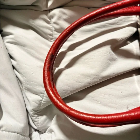 Fendi Navy Denim/Red Leather Medium 2Jours Tote - Picture 12 of 15